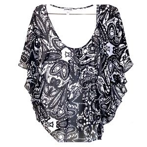 Express boho dolman sleeve top